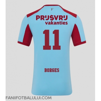 Feyenoord Goncalo Borges #11 Tricou Fotbal Replică 2025-26 Barbati Treilea